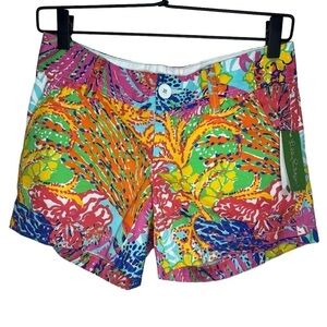 Lilly Pulitzer Fishing For Compliments Shorts Size 0